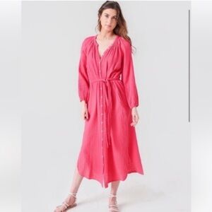 XiRENA Pink Midi Dress
